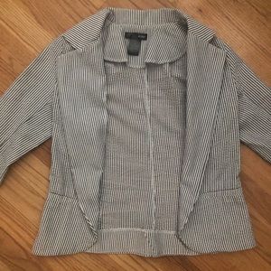 Pinstrip blazer